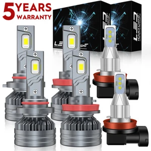 For Honda Civic 2016 2017 2018 - 2020 LED Headlight High/Low Fog Light Bulb M9QC - Picture 1 of 18