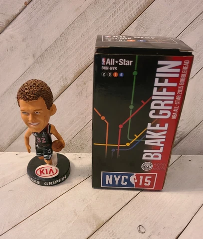 Blake Griffin 2015 NBA All-Star 4.5" Mini Bobblehead Lot w/ Box SGA Cover