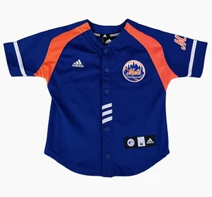 100% Authentic New York Mets David Wright #5 Youth Adidas Jersey Medium (5-6) - Picture 1 of 10