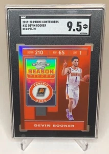 2019-20 Panini Contenders Devin Booker Red Prizm SGC 9.5 #23 - Picture 1 of 2
