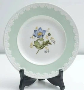 Vintage Wedgewood Corinthian Blue Floral & Embossed Rim Dinner Plate 8.5'' - Picture 1 of 6