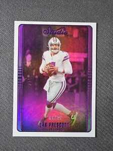 2022 Panini Chronicles Dak Prescott Purple Studio /25 SSP #stu-21 Dallas Cowboys - Picture 1 of 2
