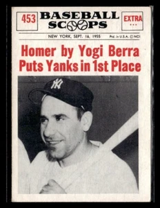 1961 NuCard Scoops Baseball #453 Yogi Berra - VGEX #5584 - Picture 1 of 2