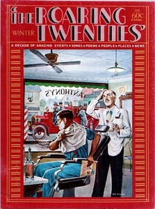The Roaring 20s 1975 Magazine Cover Jay Killian VTG Ephemera Art Deco Wall Print - Picture 1 of 1