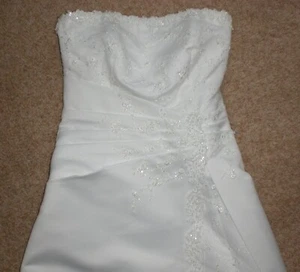 ** Hübsches Brautkleid weiß Gr. 34/36 ** - Bild 1 von 7