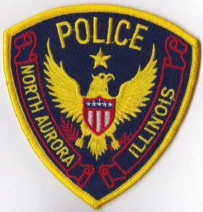 North Aurora Police Dept. Police Patch Illinois IL  - Picture 1 of 1