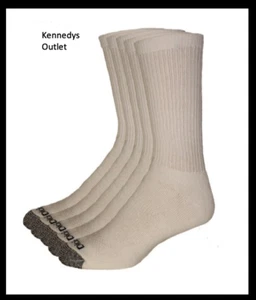 Dickies Performance Mens Work Socks Black Dri-Tech Crew 5 Pack NWT Stay Dry  - Picture 1 of 3
