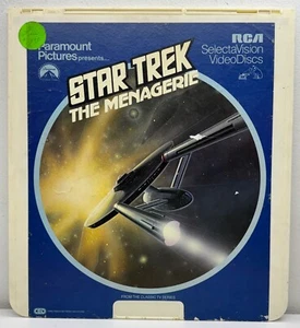 1978 Star Trek: The Menagerie CED Laserdisc Movie William Shatner Space Action - Picture 1 of 3