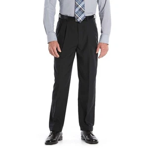 Croft and Barrow Dress Pants Men 36x36 Classic Fit Easy Care Pleated Big Tall - Picture 1 of 8