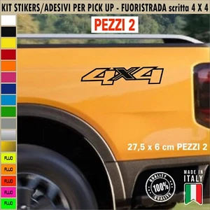 Kit 2 Adesivi 4x4 OFF ROAD Pick-Up Fuoristrada Suv Universale cod.2414 - Foto 1 di 61