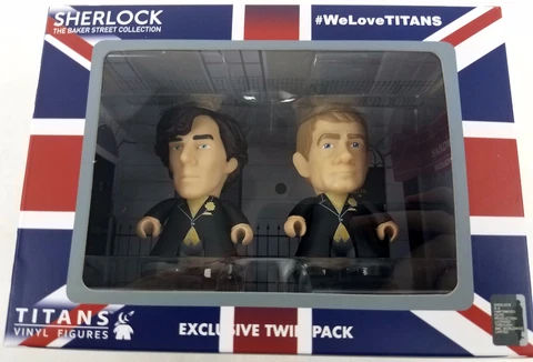 TITAN BBC Sherlock Holmes & John Watson 2-Pack Wedding Suits 3 Inch POP Figures Cover