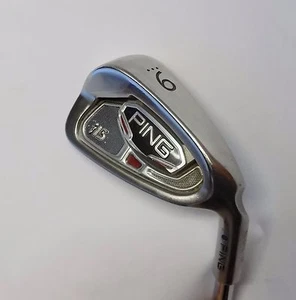 Polished Ping i15 Blue Dot 9 Iron AWT X (Extra Stiff) Steel Shaft Ping Grip - Picture 1 of 2