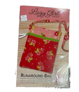 Run Around Bag Pattern Lazy Girl Designs 7X9" LGD111 - Picture 1 of 4