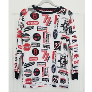 Art Class Speedway Racing Long Sleeve T-shirt Boys Size L Streetwear Grunge Y2K - Picture 1 of 4