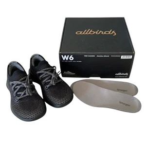 Allbirds Women’s Tree Dashers Obsidian Black Sneakers Women Size 6 New in Box - Picture 1 of 6