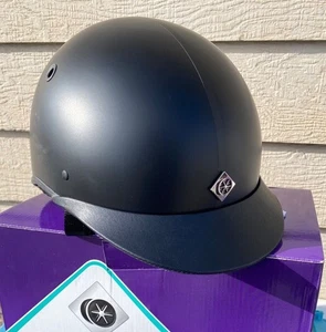 Casco de seguridad Charles Owens para montar a caballo 7 1/8 - Imagen 1 de 4