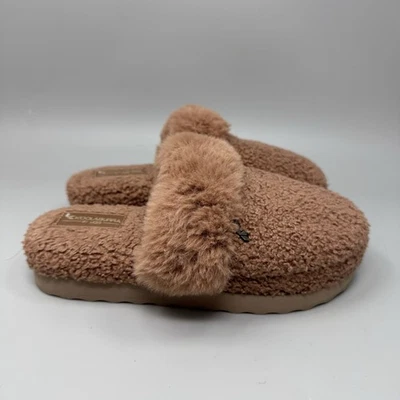 UGG женщин 6 макси кудрявые тапочки верблюд персик удобный нечеткий - Изображение 1 из 4