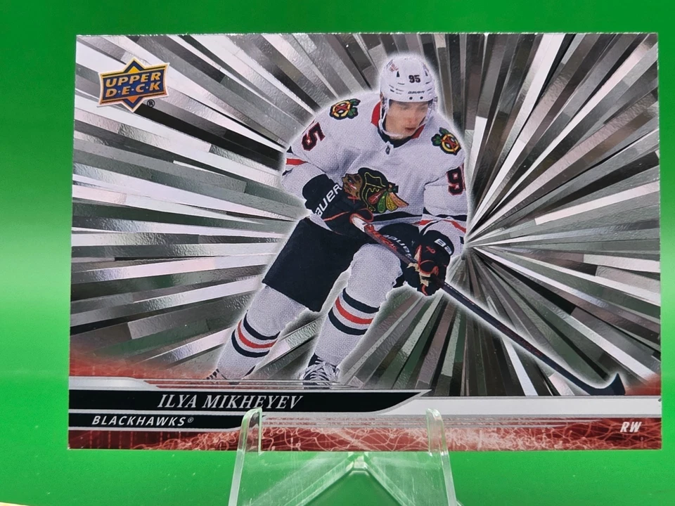 2024-25 UPPER DECK EXTENDED OUTBURST ILYA MIKHEYEV BLACKHAWKS #525 - Image 1 of 1