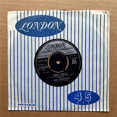 LOUIS ARMSTRONG HELLO, DOLLY 7" 1964  with a lot of livin' to do - nice clean co - Image 1 of 2