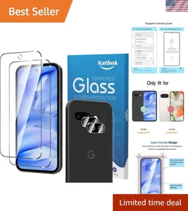 Ultimate Protection Pack: 2 Hartglas & Linsenschutzfolien für Google Pixel 9a - Bild 1 von 12