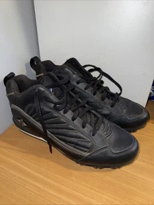 Men’s Size 9 Black Easton Baseball Cleats Used - Picture 1 of 6