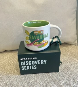 Nuevo en caja Starbucks Discovery Series 2025 - Mini taza SAVANNAH ORNAMENTO - 2 oz Demitasse - Imagen 1 de 4
