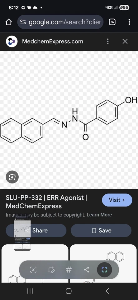 Polvo SLU-PP-332 ≥99,0 % 5 gramos Foto 1 de 2