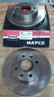 MAPCO 15108 COPPIA DISCHI FRENO ANTERIORE PER RENAULT CLIO-TWINGO-MEGANE-19 - Immagine 1 di 4