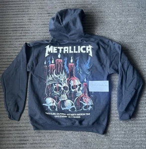 Metallica M72 Tour Official Santa Clara Event Hoodie Medium Night 1 6-20-2025 - Imagen 1 de 5