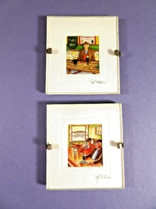2 Mini Ireland Framed Prints M. O'Connor & P. Howell Harvest Pictorial Co. - Picture 1 of 3