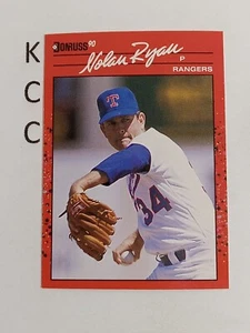 Donruss Baseball #166 1990 Nolan Ryan Texas Rangers - Imagen 1 de 2