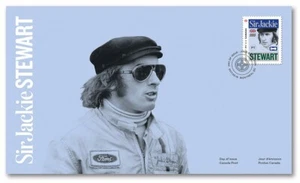 FORMULA-1 = SIR JACKIE STEWART British champion  Official FDC Canada 2017 - Bild 1 von 1