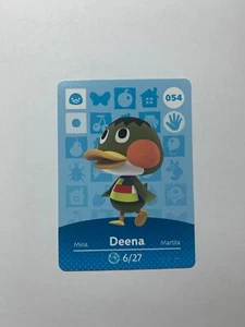 Denna #054 Animal Crossing Amiibo Card Nintendo Pack Fresh - Picture 1 of 1