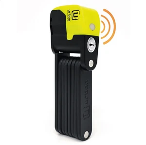 URBAN UR476Y Lucchetto Bici 2 in 1 da 90 cm con antifurto led e Allarme 120dB - Foto 1 di 16