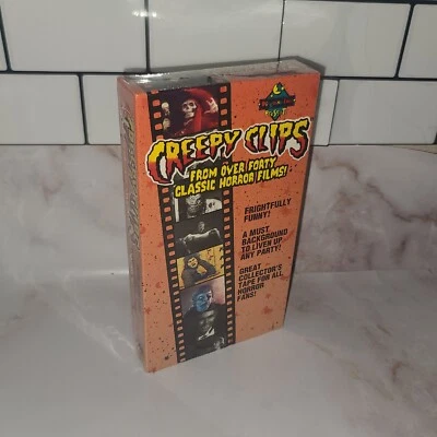 New SEALED Creepy Clips From Over Forty Classic Horror Films! (VHS, 1996) Mummy - Image 1 of 4