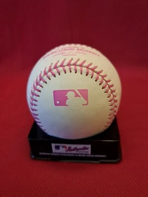 RAWLINGS ДЕНЬ МАТЕРИ РОЗОВЫЙ ПРОТОТИП ОФИЦИАЛЬНЫЙ ВЫСШЕЙ ЛИГИ БЕЙСБОЛА - ОЧЕНЬ РЕДКАЯ! - Изображение 1 из 4