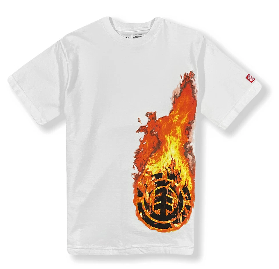 Element Skate Tee / T-Shirt - NWT Boys Large 14/16 White / Multi - #44599-C10 - Image 1 of 1