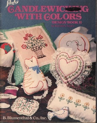 1982 Lily Candlewicking With Colors Pattern Book 15 Designs Flowers Vintage 7248 - Image 1 of 2