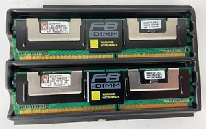 Memoria Ram Dimm Kingston KFJ-BX667K2 2 x 512mb 1RX8 PC2-5300F 1.8v ECC Reg - Imagen 1 de 1