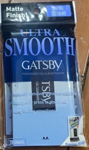 1 x Gatsby Powdered Oil Clear Paper Matte Finish, super absorbent 70 sheets - Picture 1 of 1