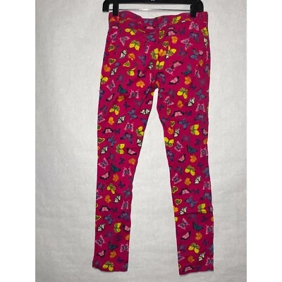 Jeggings de lugar para niños niñas talla 14 rosa estampado mariposa nuevos con etiquetas Foto 1 de 4