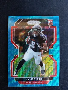 2021 Prizm #341 Kyle Pitts RC Blue Wave Prizm /199 - Bild 1 von 2