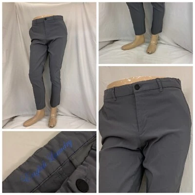 English Laundry Pants 36x29 Gray Chino Flat Front Rayon Blend YGI Y1-455 - Image 1 of 4