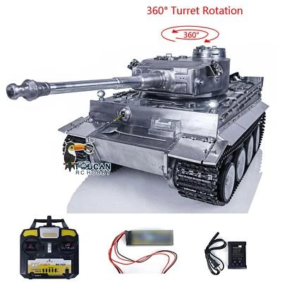 Metal Mato 1/16 Remote Control Tank Tiger I 1220 RTR Infrared Ver Metal Color - Image 1 of 4