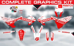 Gas Gas EC MC 125 200 250 300 450 2013-2025 complete graphics kit 21 mil - Picture 1 of 9