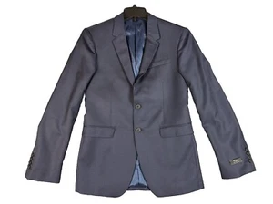 Paul Smith Mens Two Button Notched Collar Blazer Jacket Navy Blue Speckled 36/46 - Picture 1 of 10