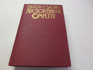 Milton C. Works Auction Bridge Complete vintage 1926 hardcover - Imagen 1 de 3