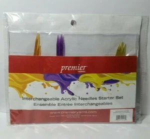 Premier Yarns austauschbare Acrylnadeln Starterset Stricken 6, 8, 10 - Bild 1 von 10