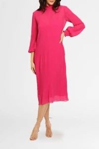 KATE SYLVESTER Lux Shift Dress Pink Cocktail Size 12 AU WITH DEFECTS - Picture 1 of 14
