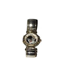Armitron WARNER BROTHERS Bugs Bunny Silber/Gold Stretch Uhr braucht Batterie 1995 - Bild 1 von 6